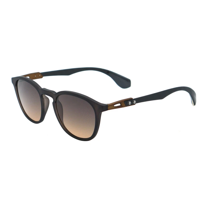 Round Shape Classic Carbon Fiber Unisex Sunglasses 490812 5